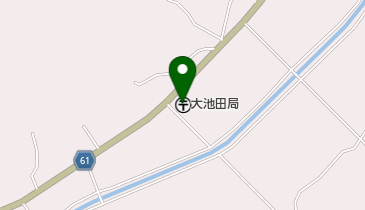 大池田郵便局の地図画像