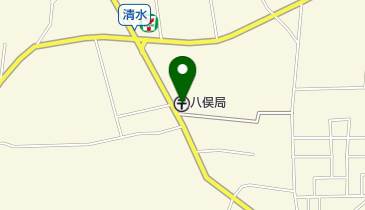 八俣郵便局の地図画像
