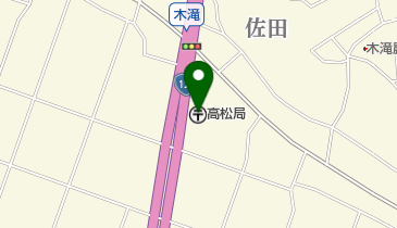 高松郵便局の地図画像