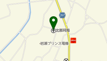 北那珂郵便局の地図画像