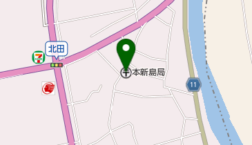 本新島郵便局の地図画像