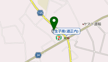 生子菅郵便局の地図画像