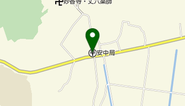 安中郵便局の地図画像