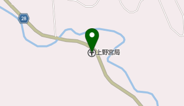 上野宮郵便局の地図画像