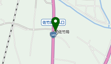 佐竹郵便局の地図画像