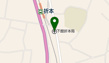 下館折本郵便局の地図画像