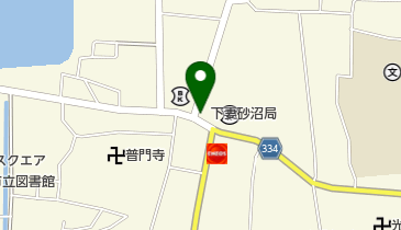 下妻砂沼郵便局の地図画像