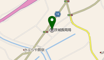 茨城長岡郵便局の地図画像