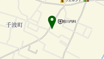 水戸千波郵便局の地図画像