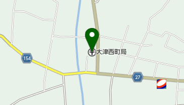 大津西町郵便局の地図画像