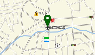 日立諏訪郵便局の地図画像