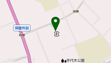 谷田部松代郵便局の地図画像