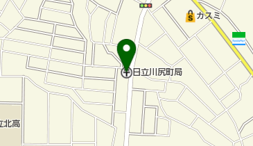 日立川尻町郵便局の地図画像