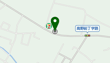 勝田高野郵便局の地図画像