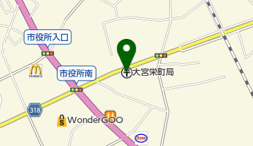 大宮栄町郵便局の地図画像