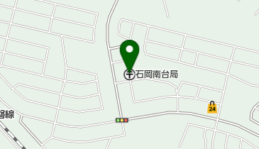 石岡南台郵便局の地図画像