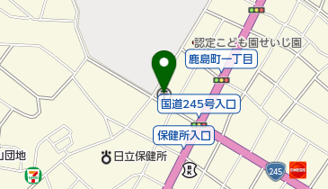 日立助川郵便局の地図画像