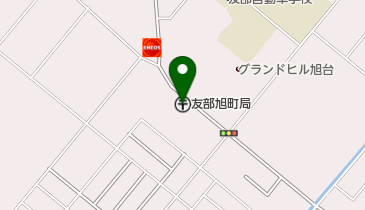 友部旭町郵便局の地図画像