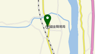盛金簡易郵便局の地図画像
