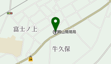 殿山簡易郵便局の地図画像