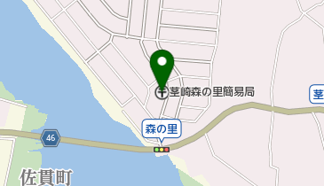 茎崎森の里簡易郵便局の地図画像