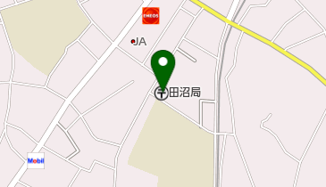田沼郵便局の地図画像