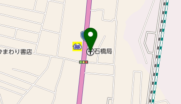 石橋郵便局の地図画像