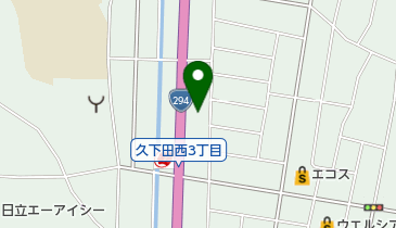 久下田郵便局の地図画像