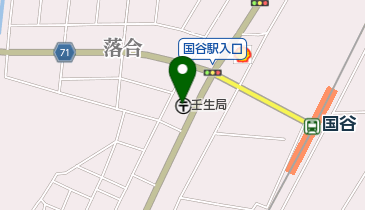 壬生郵便局の地図画像