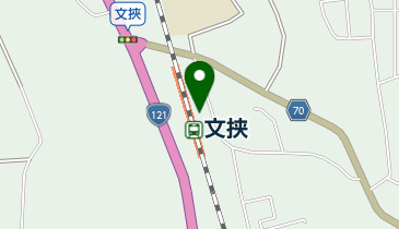 文挾郵便局の地図画像