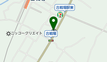 合戦場郵便局の地図画像