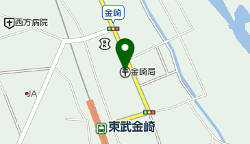 金崎郵便局の地図画像