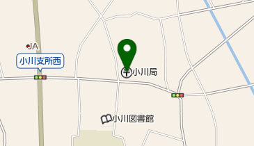 小川郵便局の地図画像