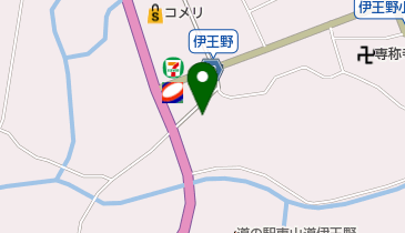 伊王野郵便局の地図画像