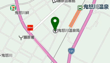 鬼怒川温泉郵便局の地図画像