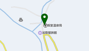 板室温泉郵便局の地図画像