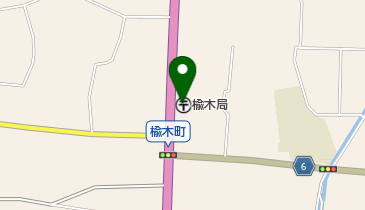 楡木郵便局の地図画像