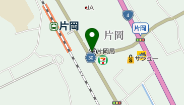 片岡郵便局の地図画像