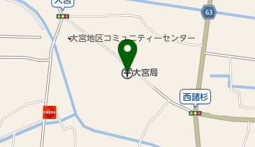 大宮郵便局の地図画像