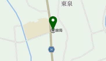 泉郵便局の地図画像