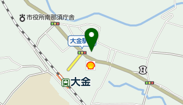 南那須郵便局の地図画像