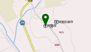 常盤郵便局の地図画像