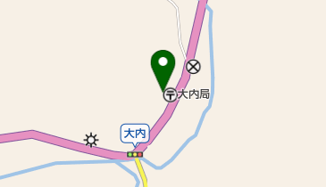 大内郵便局の地図画像