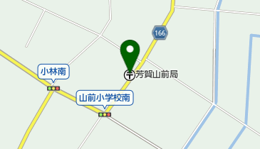 芳賀山前郵便局の地図画像