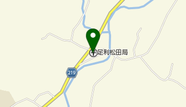足利松田郵便局の地図画像