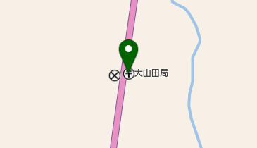 大山田郵便局の地図画像