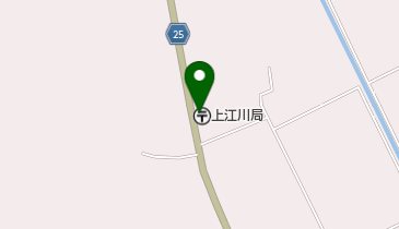 上江川郵便局の地図画像