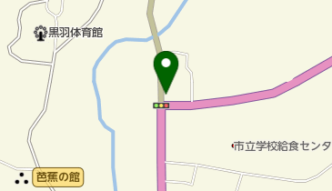 黒羽前田郵便局の地図画像