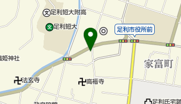 足利雪輪町郵便局の地図画像