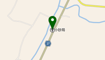 小砂郵便局の地図画像